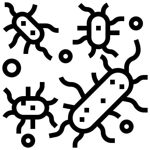 Ícone de bactérias